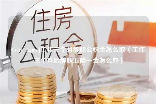 双鸭山工作三个月辞职公积金怎么取（工作三个月后辞职五险一金怎么办）